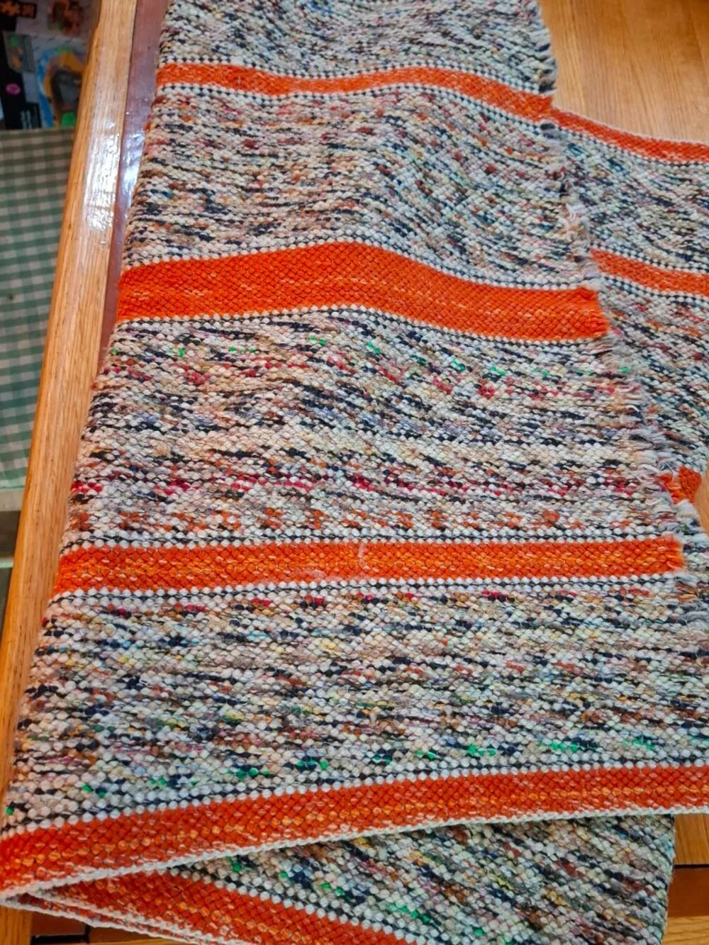 Vintage Woven Toss Scatter Rug Grandma's House 55